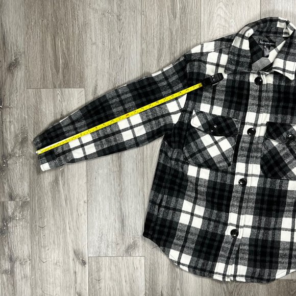 Streetwear Society Men's Plaid Flannel Medium Jacket - Picture 8 of 8
